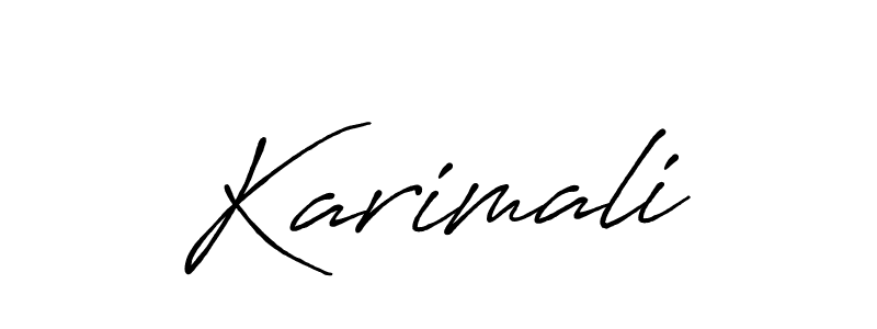 Similarly Antro_Vectra_Bolder is the best handwritten signature design. Signature creator online .You can use it as an online autograph creator for name Karimali. Karimali signature style 7 images and pictures png