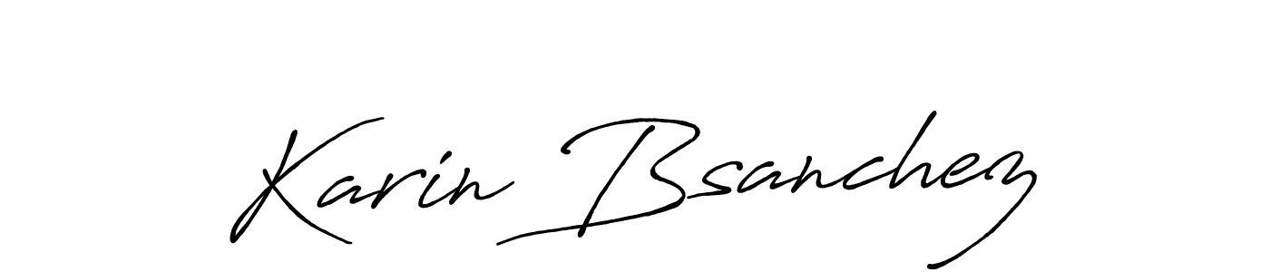 if you are searching for the best signature style for your name Karin Bsanchez. so please give up your signature search. here we have designed multiple signature styles  using Antro_Vectra_Bolder. Karin Bsanchez signature style 7 images and pictures png