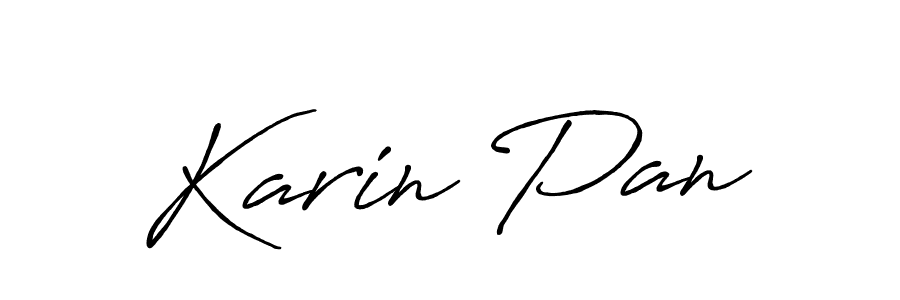 Make a short Karin Pan signature style. Manage your documents anywhere anytime using Antro_Vectra_Bolder. Create and add eSignatures, submit forms, share and send files easily. Karin Pan signature style 7 images and pictures png