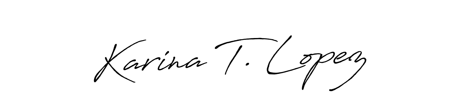 Here are the top 10 professional signature styles for the name Karina T. Lopez. These are the best autograph styles you can use for your name. Karina T. Lopez signature style 7 images and pictures png