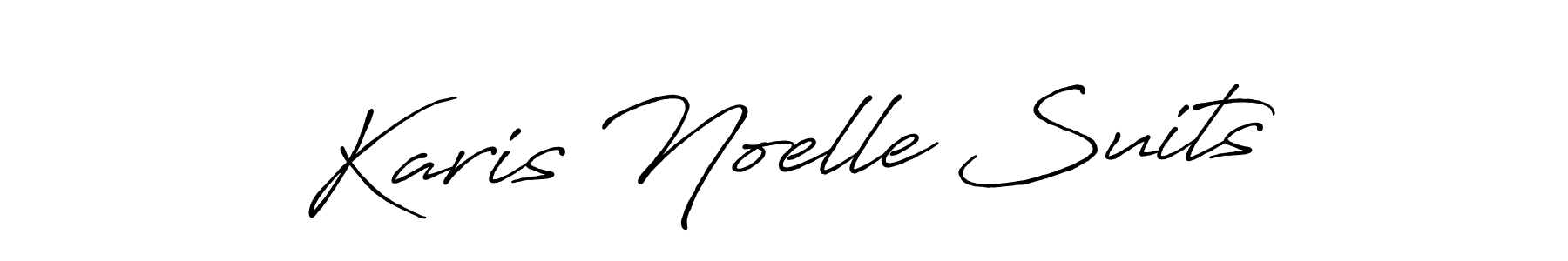 Antro_Vectra_Bolder is a professional signature style that is perfect for those who want to add a touch of class to their signature. It is also a great choice for those who want to make their signature more unique. Get Karis Noelle Suits name to fancy signature for free. Karis Noelle Suits signature style 7 images and pictures png