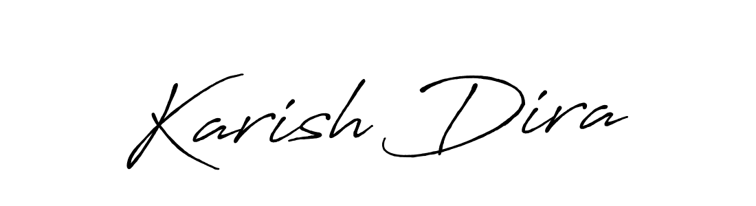 See photos of Karish Dira official signature by Spectra . Check more albums & portfolios. Read reviews & check more about Antro_Vectra_Bolder font. Karish Dira signature style 7 images and pictures png