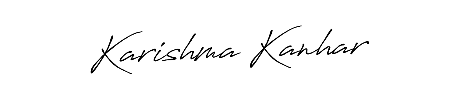 if you are searching for the best signature style for your name Karishma Kanhar. so please give up your signature search. here we have designed multiple signature styles  using Antro_Vectra_Bolder. Karishma Kanhar signature style 7 images and pictures png