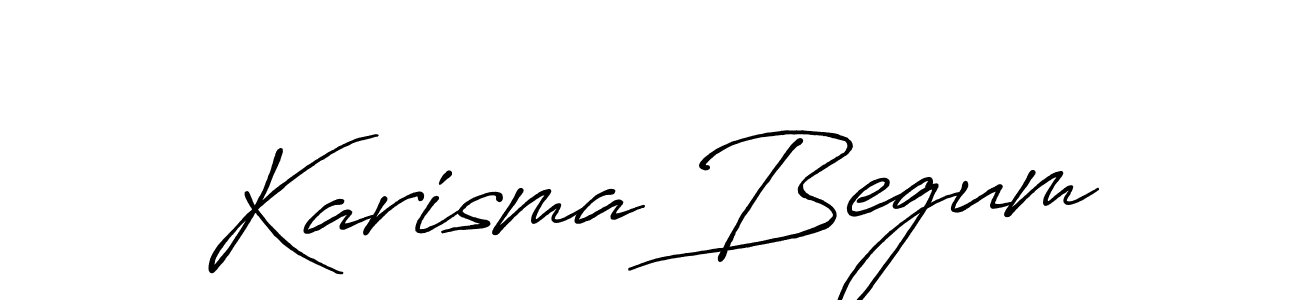 if you are searching for the best signature style for your name Karisma Begum. so please give up your signature search. here we have designed multiple signature styles  using Antro_Vectra_Bolder. Karisma Begum signature style 7 images and pictures png