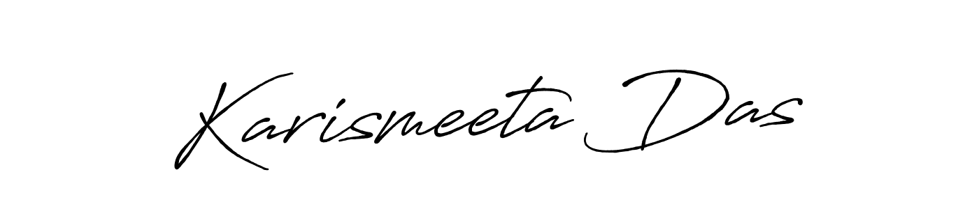 Make a beautiful signature design for name Karismeeta Das. With this signature (Antro_Vectra_Bolder) style, you can create a handwritten signature for free. Karismeeta Das signature style 7 images and pictures png