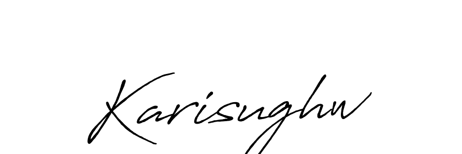 How to make Karisughw name signature. Use Antro_Vectra_Bolder style for creating short signs online. This is the latest handwritten sign. Karisughw signature style 7 images and pictures png