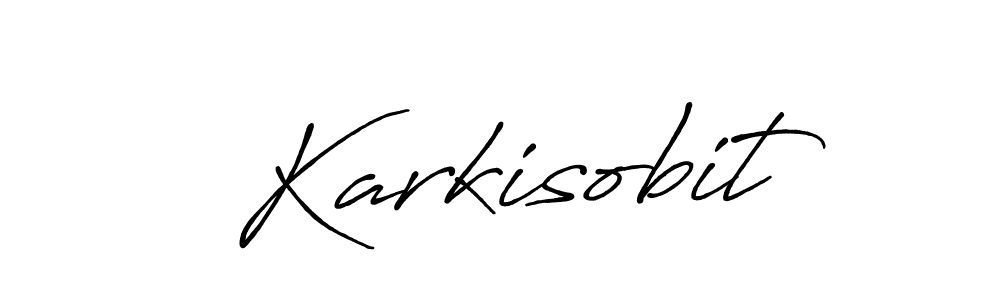 You can use this online signature creator to create a handwritten signature for the name Karkisobit. This is the best online autograph maker. Karkisobit signature style 7 images and pictures png