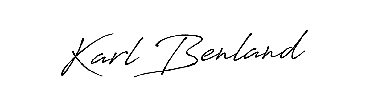 Also we have Karl Benland name is the best signature style. Create professional handwritten signature collection using Antro_Vectra_Bolder autograph style. Karl Benland signature style 7 images and pictures png