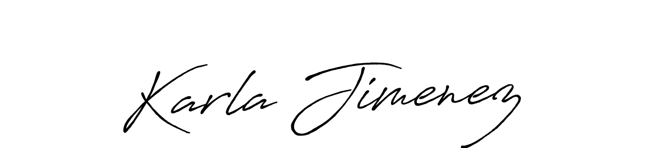 The best way (Antro_Vectra_Bolder) to make a short signature is to pick only two or three words in your name. The name Karla Jimenez include a total of six letters. For converting this name. Karla Jimenez signature style 7 images and pictures png