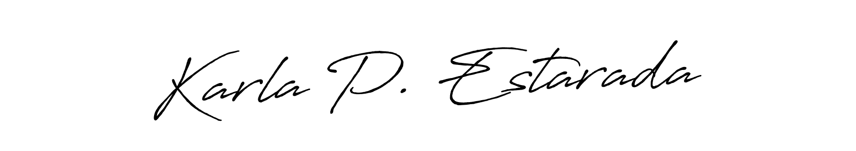 This is the best signature style for the Karla P. Estarada name. Also you like these signature font (Antro_Vectra_Bolder). Mix name signature. Karla P. Estarada signature style 7 images and pictures png