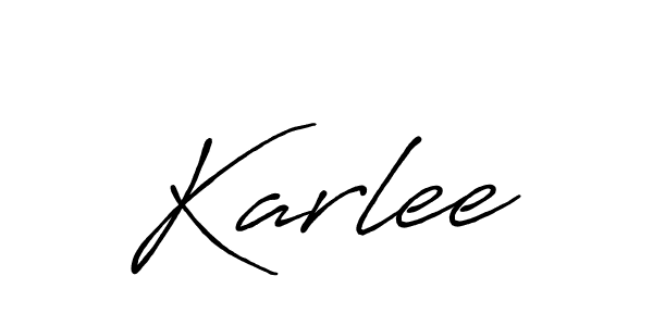 Also we have Karlee name is the best signature style. Create professional handwritten signature collection using Antro_Vectra_Bolder autograph style. Karlee signature style 7 images and pictures png