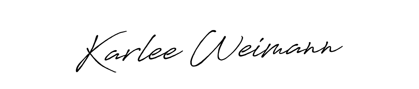 You should practise on your own different ways (Antro_Vectra_Bolder) to write your name (Karlee Weimann) in signature. don't let someone else do it for you. Karlee Weimann signature style 7 images and pictures png