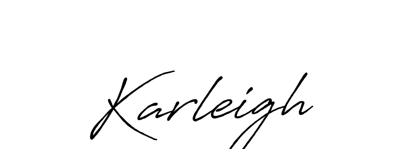 Also we have Karleigh name is the best signature style. Create professional handwritten signature collection using Antro_Vectra_Bolder autograph style. Karleigh signature style 7 images and pictures png