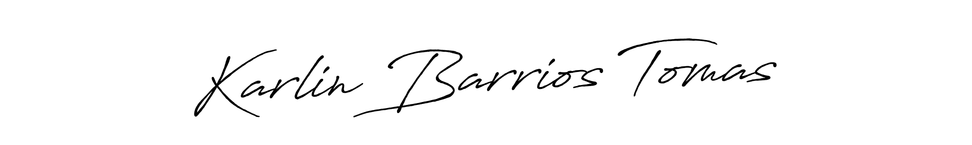 Use a signature maker to create a handwritten signature online. With this signature software, you can design (Antro_Vectra_Bolder) your own signature for name Karlin Barrios Tomas. Karlin Barrios Tomas signature style 7 images and pictures png