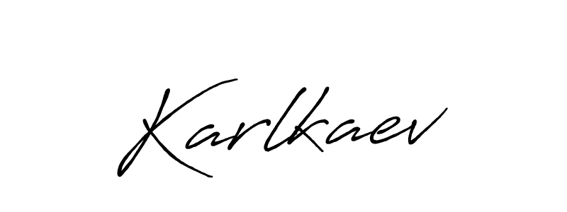 You should practise on your own different ways (Antro_Vectra_Bolder) to write your name (Karlkaev) in signature. don't let someone else do it for you. Karlkaev signature style 7 images and pictures png