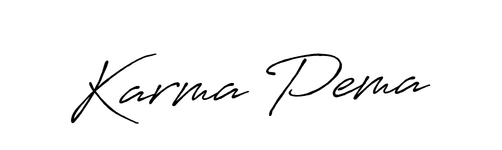 if you are searching for the best signature style for your name Karma Pema. so please give up your signature search. here we have designed multiple signature styles  using Antro_Vectra_Bolder. Karma Pema signature style 7 images and pictures png