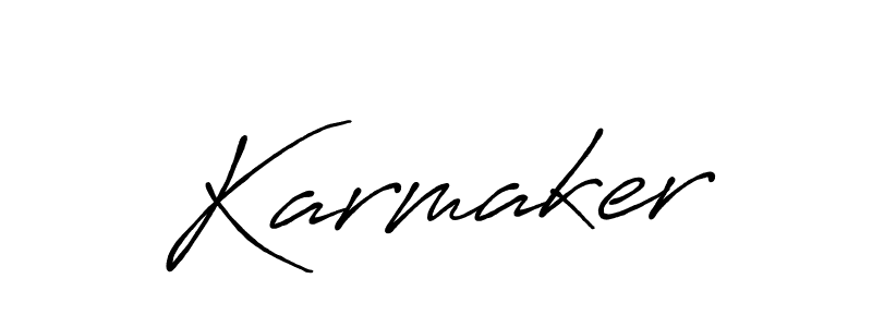 if you are searching for the best signature style for your name Karmaker. so please give up your signature search. here we have designed multiple signature styles  using Antro_Vectra_Bolder. Karmaker signature style 7 images and pictures png