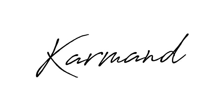 Similarly Antro_Vectra_Bolder is the best handwritten signature design. Signature creator online .You can use it as an online autograph creator for name Karmand. Karmand signature style 7 images and pictures png