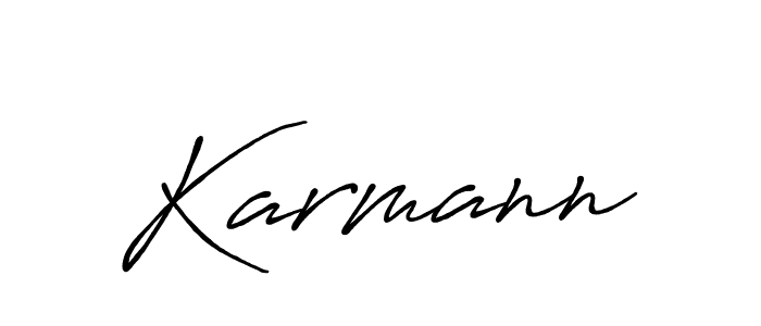 Use a signature maker to create a handwritten signature online. With this signature software, you can design (Antro_Vectra_Bolder) your own signature for name Karmann. Karmann signature style 7 images and pictures png