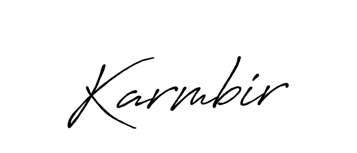 Once you've used our free online signature maker to create your best signature Antro_Vectra_Bolder style, it's time to enjoy all of the benefits that Karmbir name signing documents. Karmbir signature style 7 images and pictures png