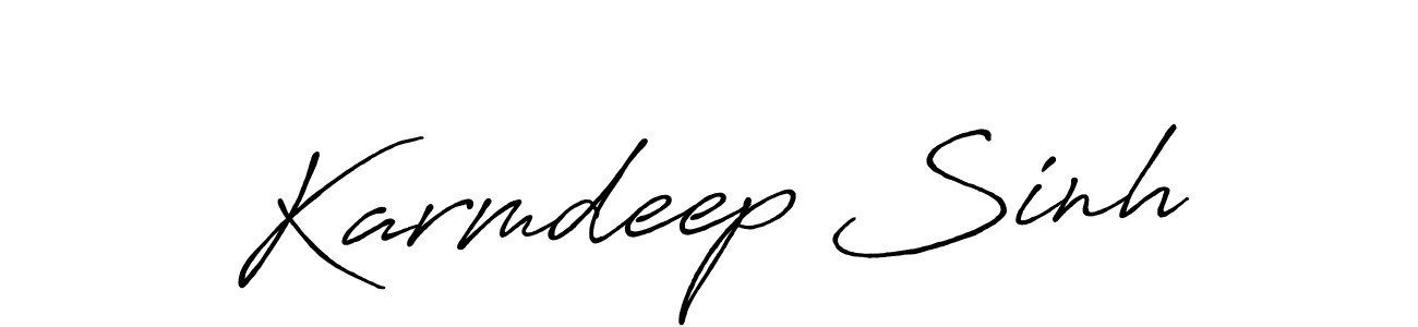 The best way (Antro_Vectra_Bolder) to make a short signature is to pick only two or three words in your name. The name Karmdeep Sinh include a total of six letters. For converting this name. Karmdeep Sinh signature style 7 images and pictures png
