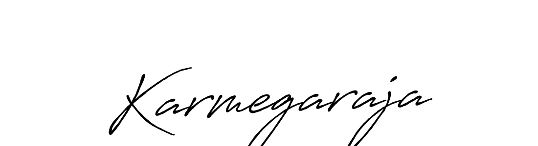 How to make Karmegaraja name signature. Use Antro_Vectra_Bolder style for creating short signs online. This is the latest handwritten sign. Karmegaraja signature style 7 images and pictures png