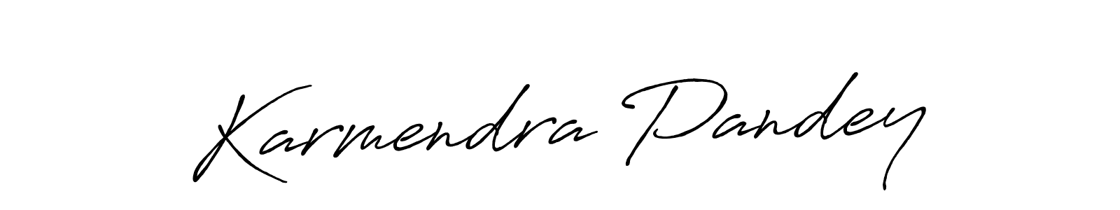 How to Draw Karmendra Pandey signature style? Antro_Vectra_Bolder is a latest design signature styles for name Karmendra Pandey. Karmendra Pandey signature style 7 images and pictures png