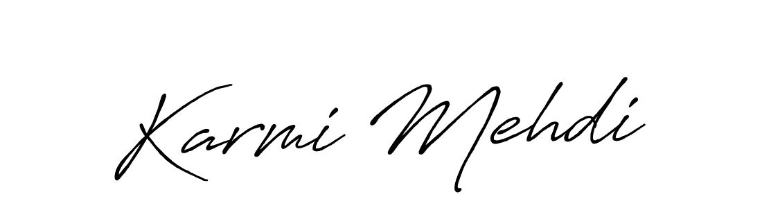 Make a short Karmi Mehdi signature style. Manage your documents anywhere anytime using Antro_Vectra_Bolder. Create and add eSignatures, submit forms, share and send files easily. Karmi Mehdi signature style 7 images and pictures png