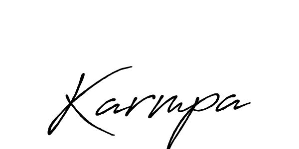 How to make Karmpa name signature. Use Antro_Vectra_Bolder style for creating short signs online. This is the latest handwritten sign. Karmpa signature style 7 images and pictures png