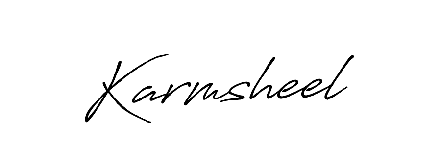 Also You can easily find your signature by using the search form. We will create Karmsheel name handwritten signature images for you free of cost using Antro_Vectra_Bolder sign style. Karmsheel signature style 7 images and pictures png