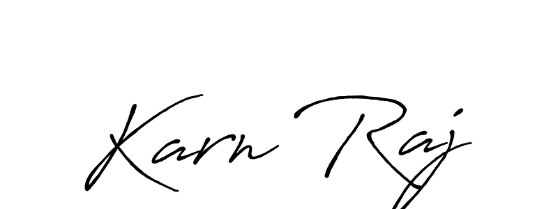 The best way (Antro_Vectra_Bolder) to make a short signature is to pick only two or three words in your name. The name Karn Raj include a total of six letters. For converting this name. Karn Raj signature style 7 images and pictures png