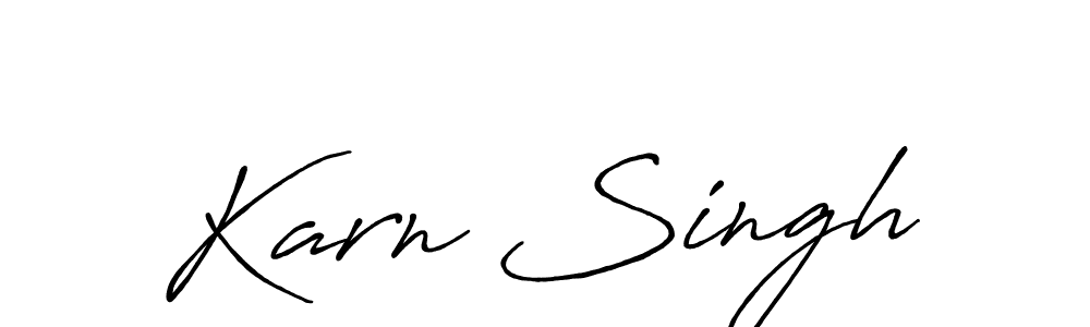 This is the best signature style for the Karn Singh name. Also you like these signature font (Antro_Vectra_Bolder). Mix name signature. Karn Singh signature style 7 images and pictures png