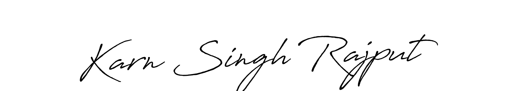 Design your own signature with our free online signature maker. With this signature software, you can create a handwritten (Antro_Vectra_Bolder) signature for name Karn Singh Rajput. Karn Singh Rajput signature style 7 images and pictures png