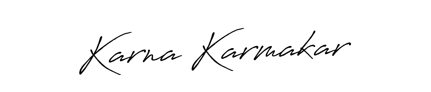 Also we have Karna Karmakar name is the best signature style. Create professional handwritten signature collection using Antro_Vectra_Bolder autograph style. Karna Karmakar signature style 7 images and pictures png