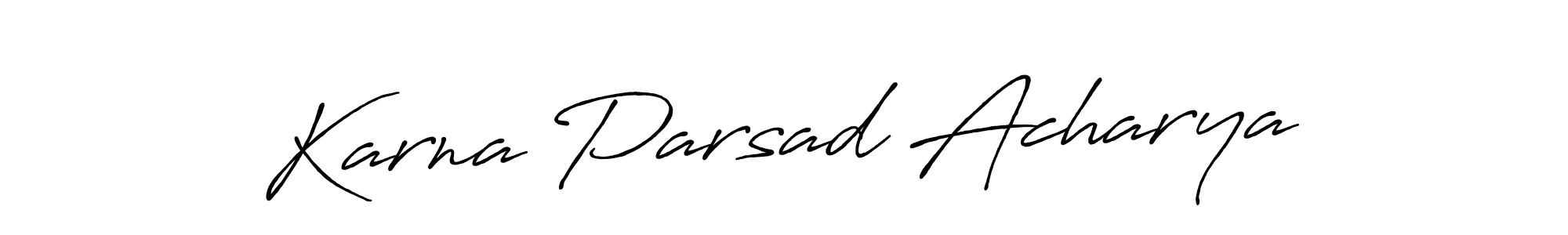 Use a signature maker to create a handwritten signature online. With this signature software, you can design (Antro_Vectra_Bolder) your own signature for name Karna Parsad Acharya. Karna Parsad Acharya signature style 7 images and pictures png
