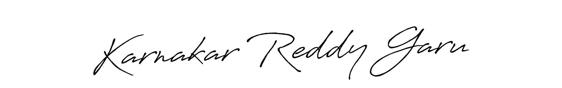 How to make Karnakar Reddy Garu signature? Antro_Vectra_Bolder is a professional autograph style. Create handwritten signature for Karnakar Reddy Garu name. Karnakar Reddy Garu signature style 7 images and pictures png