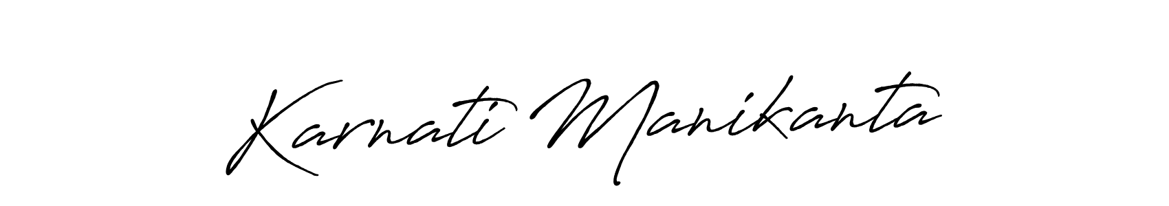 if you are searching for the best signature style for your name Karnati Manikanta. so please give up your signature search. here we have designed multiple signature styles  using Antro_Vectra_Bolder. Karnati Manikanta signature style 7 images and pictures png