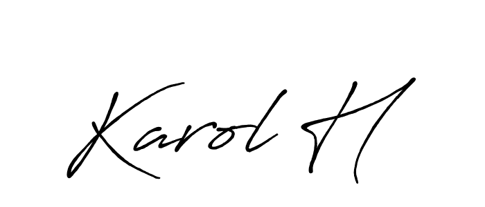 Here are the top 10 professional signature styles for the name Karol H. These are the best autograph styles you can use for your name. Karol H signature style 7 images and pictures png