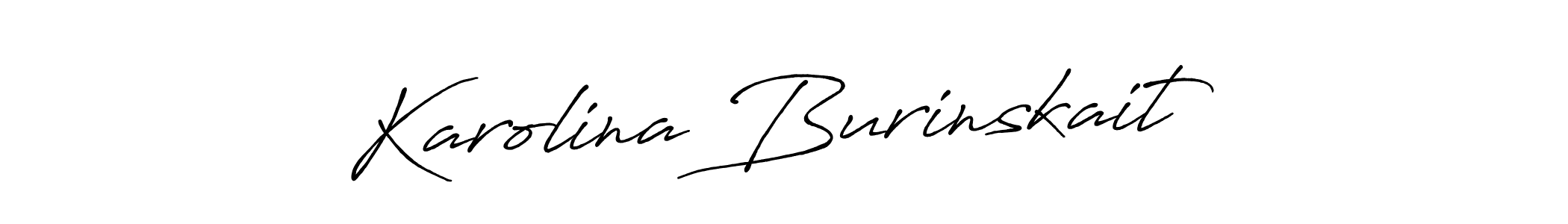 The best way (Antro_Vectra_Bolder) to make a short signature is to pick only two or three words in your name. The name Karolina Burinskaitė include a total of six letters. For converting this name. Karolina Burinskaitė signature style 7 images and pictures png