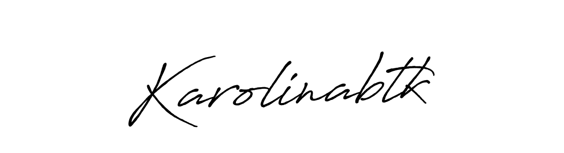 if you are searching for the best signature style for your name Karolinabtk. so please give up your signature search. here we have designed multiple signature styles  using Antro_Vectra_Bolder. Karolinabtk signature style 7 images and pictures png