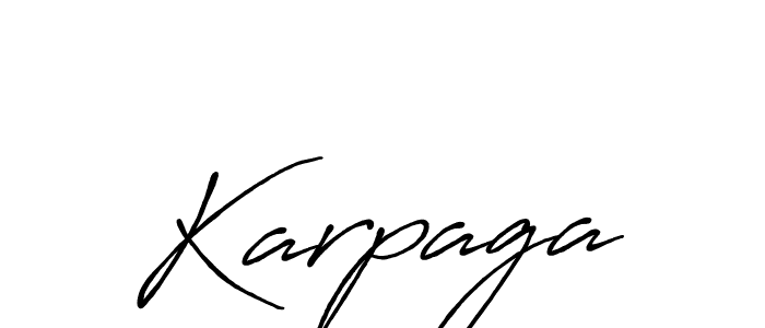 How to make Karpaga name signature. Use Antro_Vectra_Bolder style for creating short signs online. This is the latest handwritten sign. Karpaga signature style 7 images and pictures png