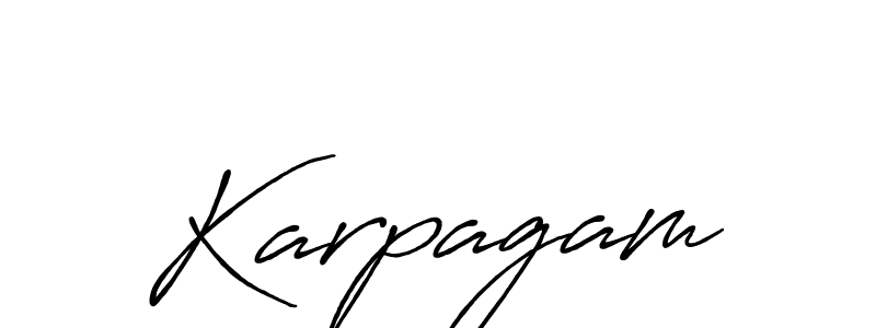 Similarly Antro_Vectra_Bolder is the best handwritten signature design. Signature creator online .You can use it as an online autograph creator for name Karpagam. Karpagam signature style 7 images and pictures png