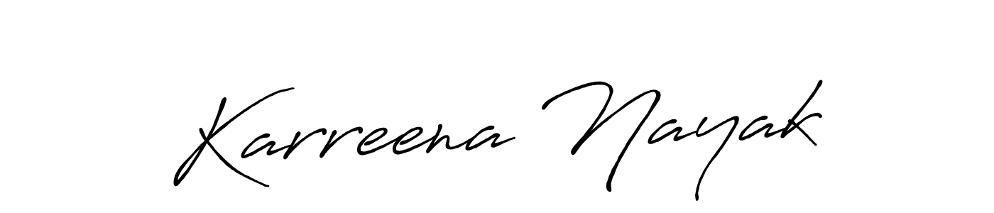 It looks lik you need a new signature style for name Karreena Nayak. Design unique handwritten (Antro_Vectra_Bolder) signature with our free signature maker in just a few clicks. Karreena Nayak signature style 7 images and pictures png