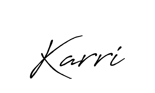 Similarly Antro_Vectra_Bolder is the best handwritten signature design. Signature creator online .You can use it as an online autograph creator for name Karri. Karri signature style 7 images and pictures png