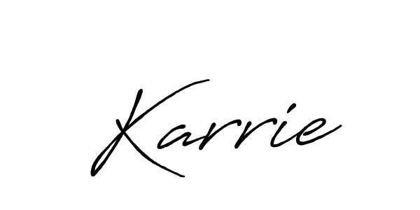 See photos of Karrie official signature by Spectra . Check more albums & portfolios. Read reviews & check more about Antro_Vectra_Bolder font. Karrie signature style 7 images and pictures png