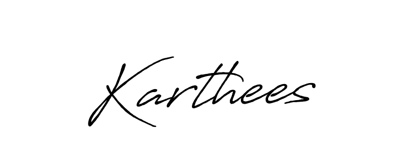 Also we have Karthees name is the best signature style. Create professional handwritten signature collection using Antro_Vectra_Bolder autograph style. Karthees signature style 7 images and pictures png