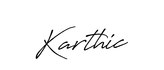 How to make Karthic name signature. Use Antro_Vectra_Bolder style for creating short signs online. This is the latest handwritten sign. Karthic signature style 7 images and pictures png