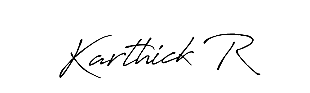 You can use this online signature creator to create a handwritten signature for the name Karthick R. This is the best online autograph maker. Karthick R signature style 7 images and pictures png