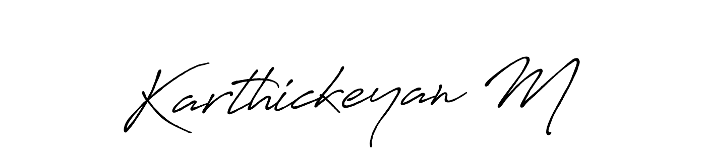 How to Draw Karthickeyan M signature style? Antro_Vectra_Bolder is a latest design signature styles for name Karthickeyan M. Karthickeyan M signature style 7 images and pictures png