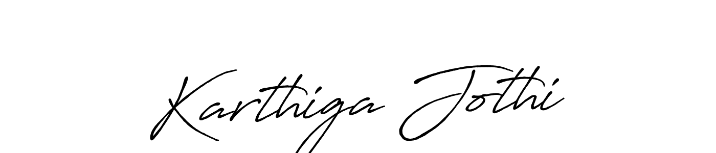 Make a beautiful signature design for name Karthiga Jothi. With this signature (Antro_Vectra_Bolder) style, you can create a handwritten signature for free. Karthiga Jothi signature style 7 images and pictures png